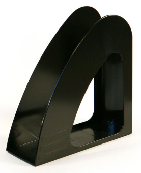 Лоток вертикальный Buro Оптима 240x240x90мм черный пластик - купить недорого с доставкой в интернет-магазине