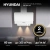 Вытяжка каминная Hyundai HGH 6830 WG белый управление: кнопочное (1 мотор) - купить недорого с доставкой в интернет-магазине