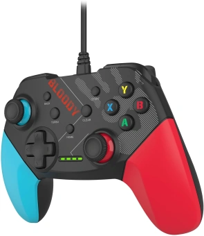 Геймпад A4Tech Bloody GP30 Sports черный/синий USB виброотдача обратная связь (GP30 SPORTS BLUE) - купить недорого с доставкой в интернет-магазине
