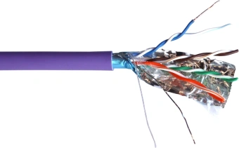 Кабель информационный Lanmaster TWT-5EFTP-NGLS кат.5E FTP 4 пары 24AWG нг(А)-LS внутренний 305м фиолетовый - купить недорого с доставкой в интернет-магазине