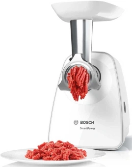 Мясорубка Bosch Smart Power MFW2500W 1500Вт белый - купить недорого с доставкой в интернет-магазине