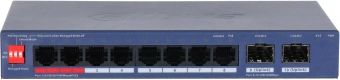 Коммутатор Dahua DH-CS4210-8GT-110 (L2) 8x100Мбит/с 2xКомбо(1000BASE-T/SFP) управляемый - купить недорого с доставкой в интернет-магазине