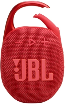 Колонка порт. JBL Clip 5 красный 7W Mono BT 1400mAh - купить недорого с доставкой в интернет-магазине
