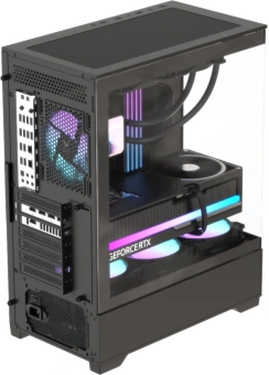 Корпус Formula Crystal Z1 V2 черный без БП ATX 1xUSB2.0 1xUSB3.0 1xUSB3.1 audio bott PSU - купить недорого с доставкой в интернет-магазине