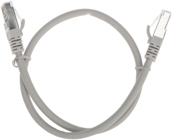 Патч-корд Rexant 02-0390-05 S/FTP RJ-45 вил.-вилка RJ-45 кат.6A 0.5м серый LSZH - купить недорого с доставкой в интернет-магазине