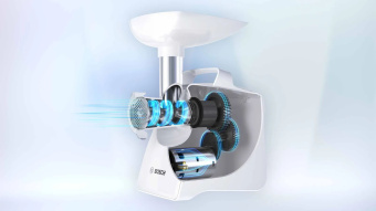 Мясорубка Bosch MFW68660 2200Вт черный - купить недорого с доставкой в интернет-магазине