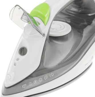 Утюг Scarlett Green Line SC-SI30K60 2400Вт белый/серый - купить недорого с доставкой в интернет-магазине