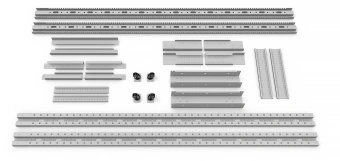 Стойка двухрамная Cabeus RA-42U 42U 515ммx960мм направл.под закл.гайки 500кг серый - купить недорого с доставкой в интернет-магазине
