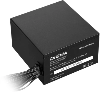 Блок питания Digma ATX 450W DPSU-450W (20+4pin) 120mm fan 3xSATA RTL - купить недорого с доставкой в интернет-магазине