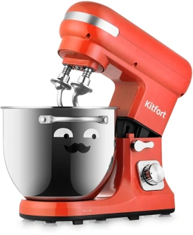 Миксер планетарный Kitfort КТ-3416-1 1400Вт красный - купить недорого с доставкой в интернет-магазине