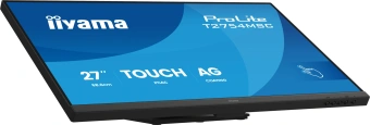 Монитор Iiyama 27" ProLite T2754MSC-B2AG черный IPS LED 4ms 16:9 HDMI M/M глянцевая HAS 1000:1 300cd 178гр/178гр 1920x1080 75Hz VGA DP FHD USB Touch 2.9кг - купить недорого с доставкой в интернет-магазине