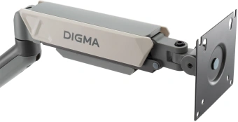 Кронштейн для мониторов ЖК Digma D-MM101 серый 17"-32" макс.9кг крепление к столешнице поворот и наклон - купить недорого с доставкой в интернет-магазине