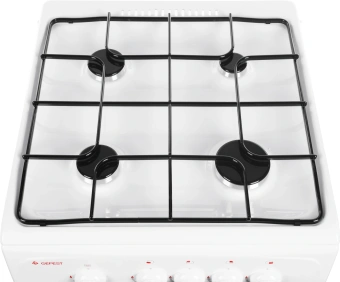 Плита Газовая Gefest ПГ 3200-08 К35 белый (без крышки) реш.сталь - купить недорого с доставкой в интернет-магазине