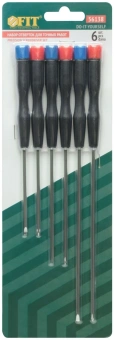 Набор отверток FIT 56138 в компл.:6 предметов - купить недорого с доставкой в интернет-магазине