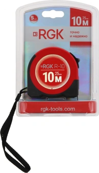 Рулетка RGK R10 дл.полотна 10м (755986) - купить недорого с доставкой в интернет-магазине