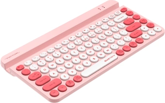 Клавиатура A4Tech FBK30 розовый USB беспроводная BT/Radio slim Multimedia (FBK30 RASPBERRY) - купить недорого с доставкой в интернет-магазине