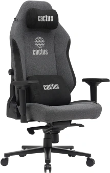 Кресло Cactus CS-CHR-MAG серый/черный крестов. сталь пластик черный - купить недорого с доставкой в интернет-магазине
