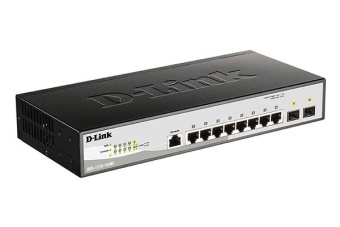 Коммутатор D-Link DGS-1210-10/ME/B 8x1Гбит/с 2SFP управляемый - купить недорого с доставкой в интернет-магазине