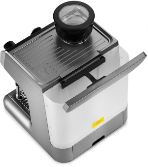 Кофеварка рожковая Kitfort КТ-789 1550Вт серебристый - купить недорого с доставкой в интернет-магазине