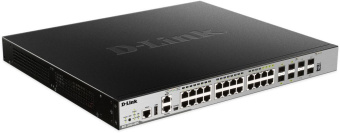 Коммутатор D-Link DGS-3630-28PC/A2ASI (L3) 20x1Гбит/с 4xКомбо(1000BASE-T/SFP) 4SFP+ 24PoE 370W управляемый - купить недорого с доставкой в интернет-магазине