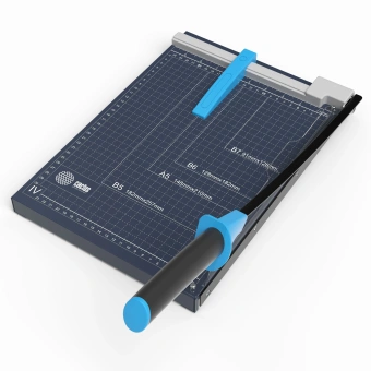 Резак сабельный Cactus CS-CUT-GM412 A4/12лист./320мм/автоприжим/защитный экран - купить недорого с доставкой в интернет-магазине