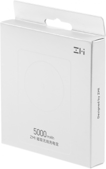 Мобильный аккумулятор ZMI P02ZM 5000mAh QC3.0/PD3.0 12W 2.4A USB-C беспров.зар. белый - купить недорого с доставкой в интернет-магазине