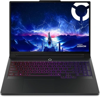 Ноутбук Lenovo Legion Pro 7 16IAX10H Core Ultra 9 275HX 32Gb SSD1Tb NVIDIA GeForce RTX5080 16Gb 16" OLED WQXGA (2560x1600) без ОС black WiFi BT Cam (83F50025RK) - купить недорого с доставкой в интернет-магазине
