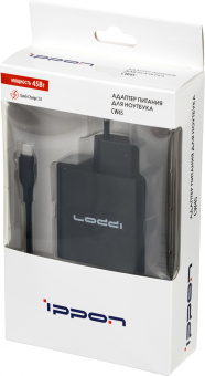 Блок питания Ippon CW45 автоматический 45W 5V-20V 3A 5A от бытовой электросети - купить недорого с доставкой в интернет-магазине