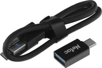 Накопитель SSD Netac USB-C 960GB NT01Z7S-960G-32BK Z7S 2.5" черный - купить недорого с доставкой в интернет-магазине