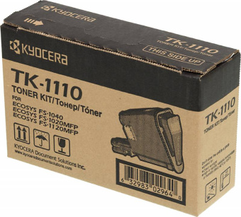 Картридж лазерный Kyocera TK-1110 1T02M50NXV черный (2500стр.) для Kyocera FS-1040/1020/1120 - купить недорого с доставкой в интернет-магазине