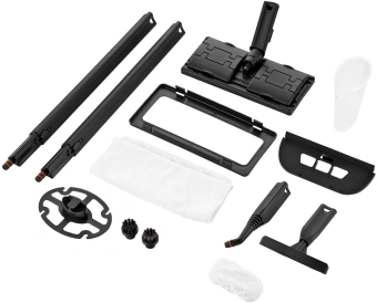 Пароочиститель напольный Kitfort КТ-9188 2000Вт бежевый/черный - купить недорого с доставкой в интернет-магазине