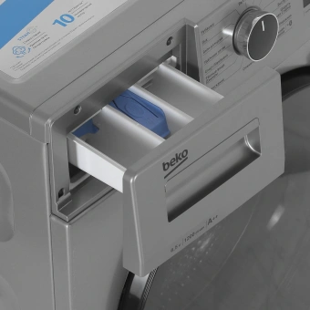 Стиральная машина Beko WSPE6H616S класс: A загр.фронтальная макс.:6.5кг серебристый - купить недорого с доставкой в интернет-магазине