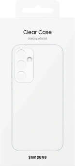 Чехол (клип-кейс) Samsung для Samsung Galaxy A35 Clear Case A35 прозрачный (EF-QA356CTEGRU) - купить недорого с доставкой в интернет-магазине