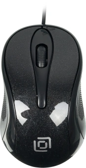 Мышь Оклик 385M черный оптическая (1600dpi) USB для ноутбука (3but) - купить недорого с доставкой в интернет-магазине