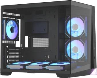 Корпус Formula Crystal Z4M черный без БП mATX 2x120mm 1xUSB2.0 1xUSB3.0 audio bott PSU - купить недорого с доставкой в интернет-магазине
