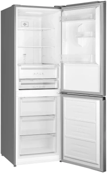 Холодильник Weissgauff WRK 185 Total NoFrost Inverter Inox 2-хкамерн. нержавеющая сталь инвертер - купить недорого с доставкой в интернет-магазине