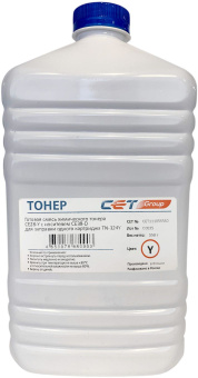 Тонер Cet CE28-Y CET111055Y500 желтый бутылка 500гр. для принтера KONICA MINOLTA Bizhub C258/308/368/227i/257i - купить недорого с доставкой в интернет-магазине