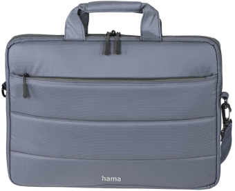 Сумка для ноутбука 13.3" Hama Toronto серый/голубой нейлон (00216567) - купить недорого с доставкой в интернет-магазине