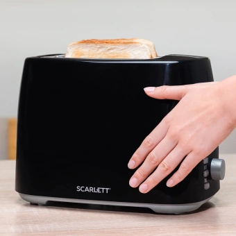 Тостер Scarlett SC-TM11068 800Вт черный - купить недорого с доставкой в интернет-магазине