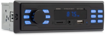 Автомагнитола Digma MCP-225B 1DIN 2x45Вт v5.0 AUX 2 - купить недорого с доставкой в интернет-магазине