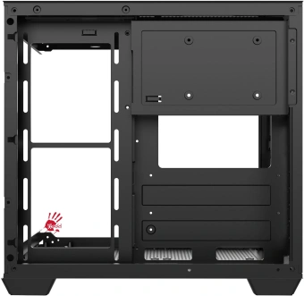 Корпус Bloody CC-121 черный без БП mATX 7x120mm 1xUSB2.0 1xUSB3.0 audio - купить недорого с доставкой в интернет-магазине