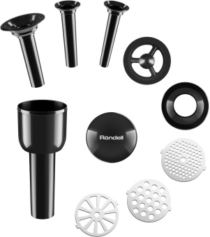 Мясорубка Rondell RDE-1451 2300Вт серебристый/черный - купить недорого с доставкой в интернет-магазине