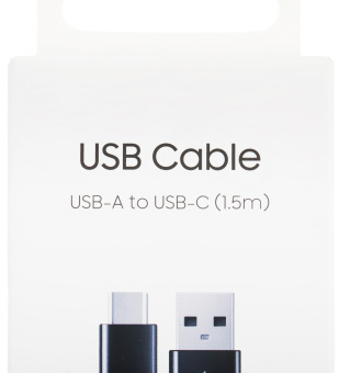 Кабель Samsung EP-DG930IBRGRU USB (m)-USB Type-C (m) 1.5м черный - купить недорого с доставкой в интернет-магазине