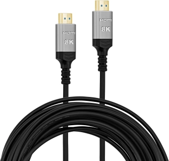 Кабель аудио-видео Digma HDMI 2.1 AOC HDMI (m)/HDMI (m) 10м. позолоч.конт. черный (HDMI-AOC2.1-10) - купить недорого с доставкой в интернет-магазине