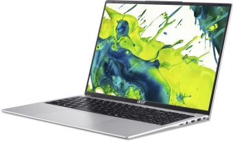 Ноутбук Acer Aspire Lite AL16-54P-763P Core i7 1355U 16Gb SSD512Gb Intel Graphics 16" IPS WUXGA (1920x1200) без ОС silver WiFi BT Cam 5100mAh (NX.DK6CD.004) - купить недорого с доставкой в интернет-магазине