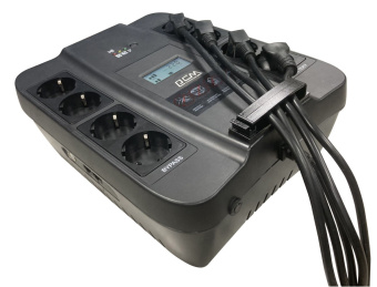 Источник бесперебойного питания Powercom Spider SPD-750U LCD USB 450Вт 750ВА черный - купить недорого с доставкой в интернет-магазине