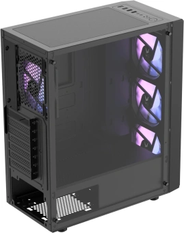 Корпус Formula Mana V2 черный без БП ATX 9x120mm 1x140mm 1xUSB2.0 1xUSB3.0 bott PSU - купить недорого с доставкой в интернет-магазине