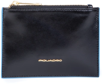 Чехол для кредитных карт Piquadro Blue Square PP6659B2R/N черный натур.кожа - купить недорого с доставкой в интернет-магазине