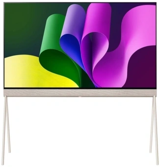 Телевизор OLED LG 55" 55LX1T6LA.ARUG Pose бежевый 4K Ultra HD 120Hz DVB-T DVB-T2 DVB-C DVB-S DVB-S2 USB WiFi Smart TV - купить недорого с доставкой в интернет-магазине