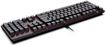 Клавиатура Defender Gk-596 механическая черный USB for gamer LED (45596) кабель 1.5м - купить недорого с доставкой в интернет-магазине
